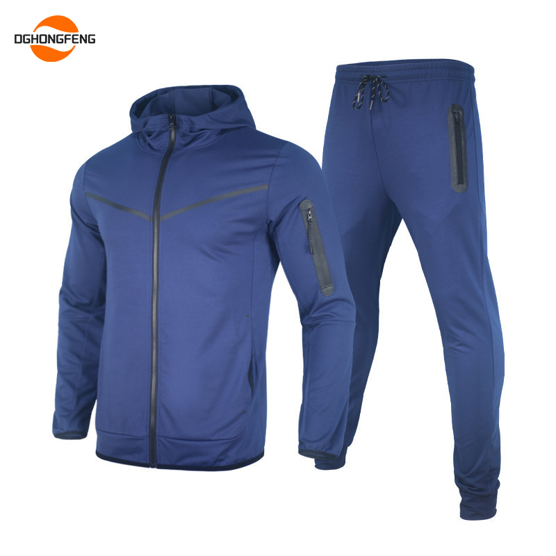 men tracksuit set gym workout gear
